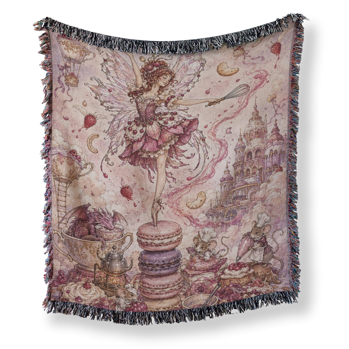Macaron Fairy Patisserie Blanket Main image