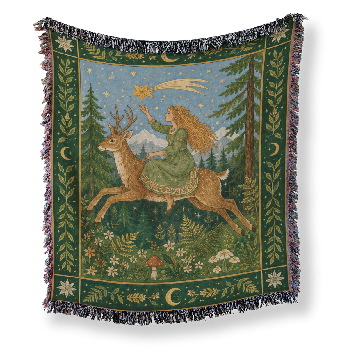 Shooting Star Stag Blanket Main image