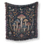 Moonlit Birch Mushroom Blanket