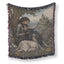 The Scholar Knight & White Wolf Blanket