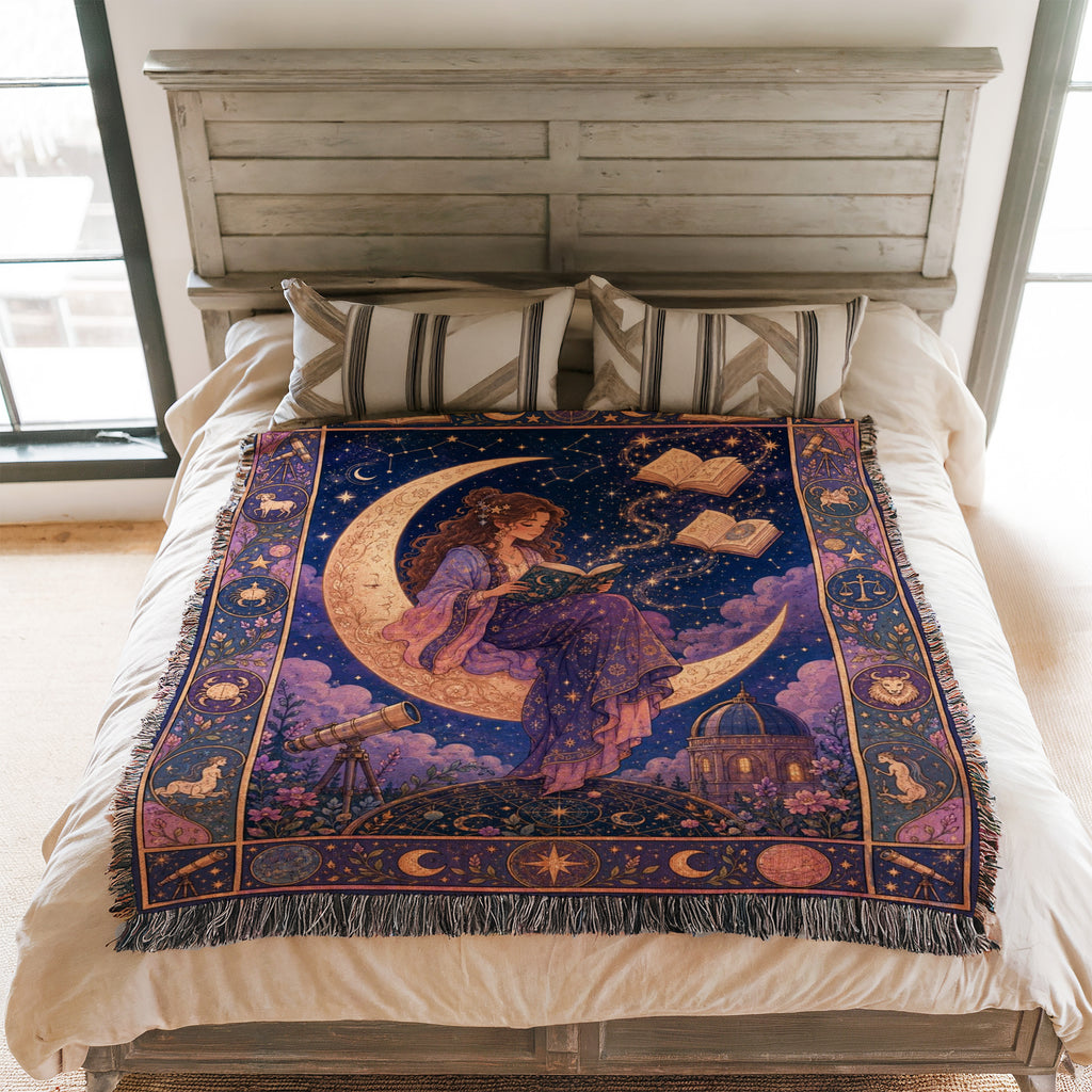 Celestial Moon Reader Blanket
