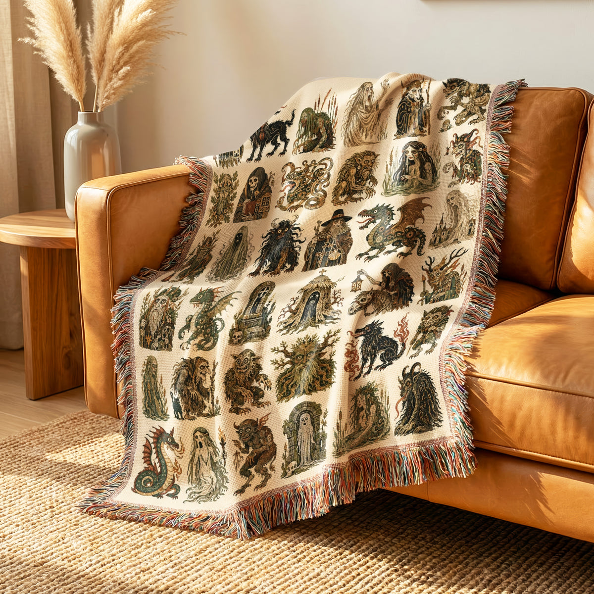 Haunted Forest Creatures Blanket