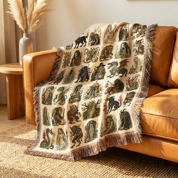 Haunted Forest Creatures Blanket