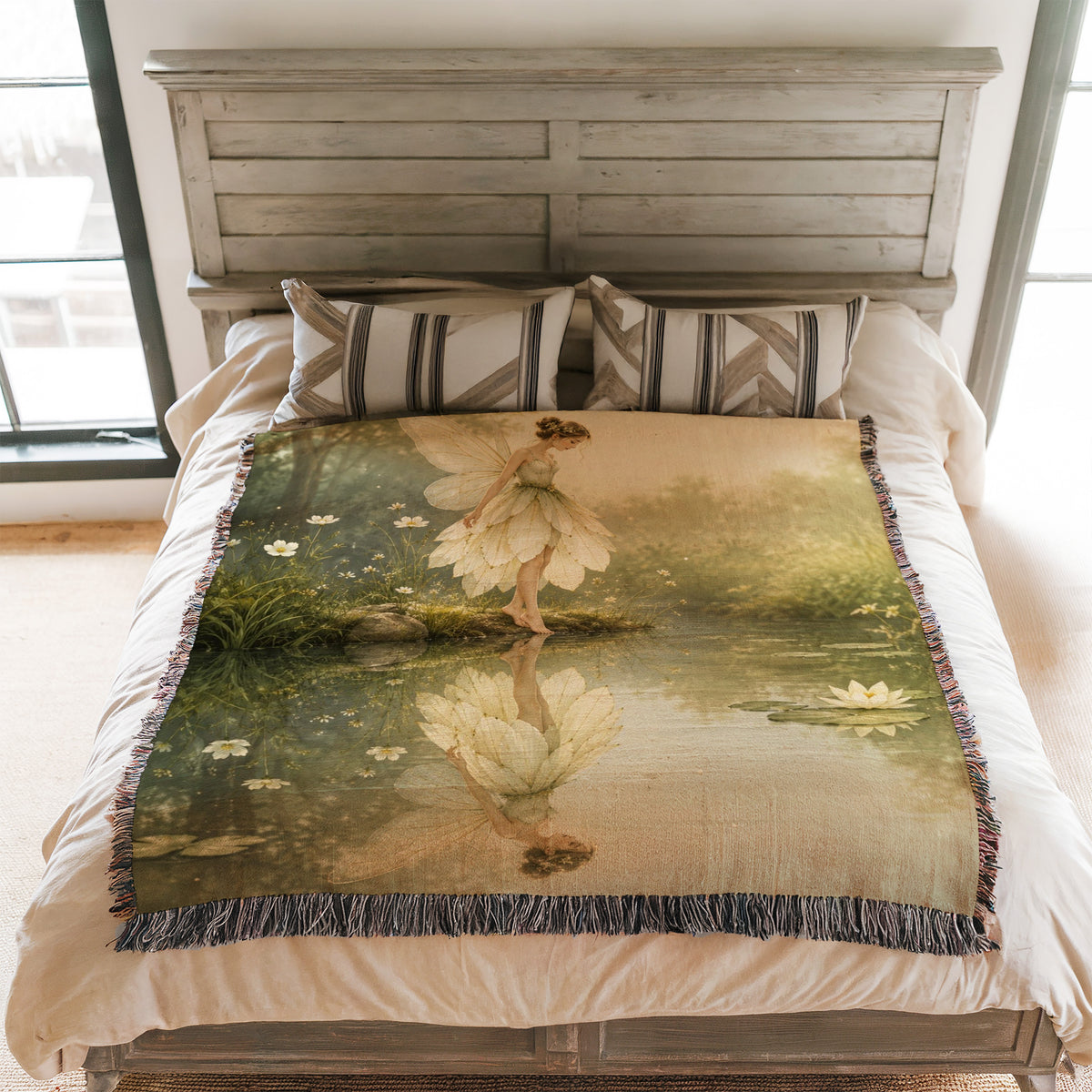 White Meadow Fairy Blanket