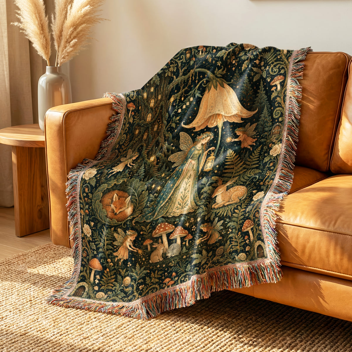 Bellflower Woodland Fairy Blanket