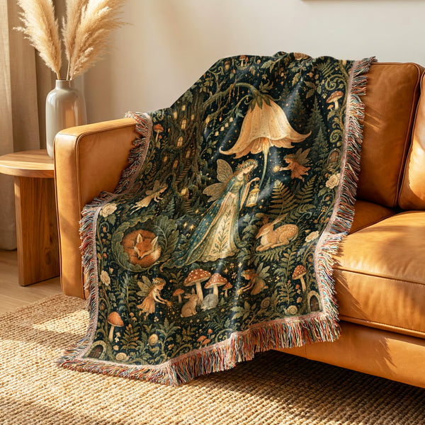 Bellflower Woodland Fairy Blanket