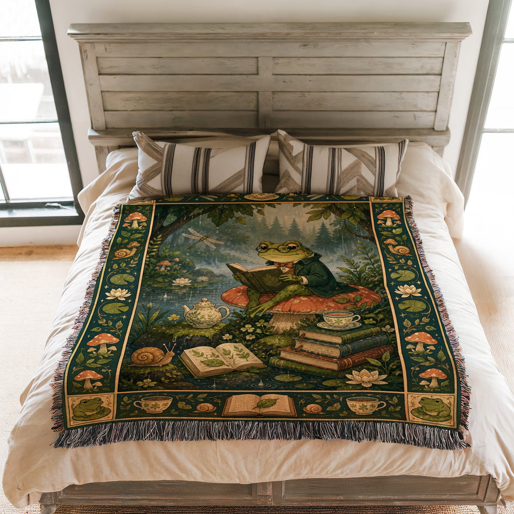 The Frog Scholar's Pond Blanket