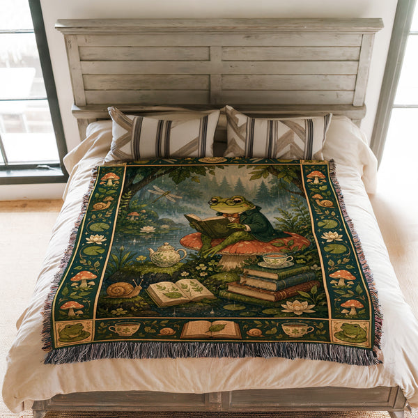 The Frog Scholar's Pond Blanket