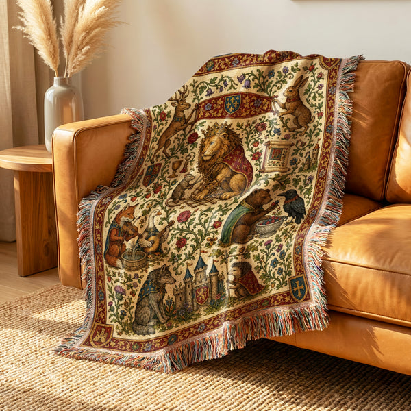 The Crowned Lion Court Blanket