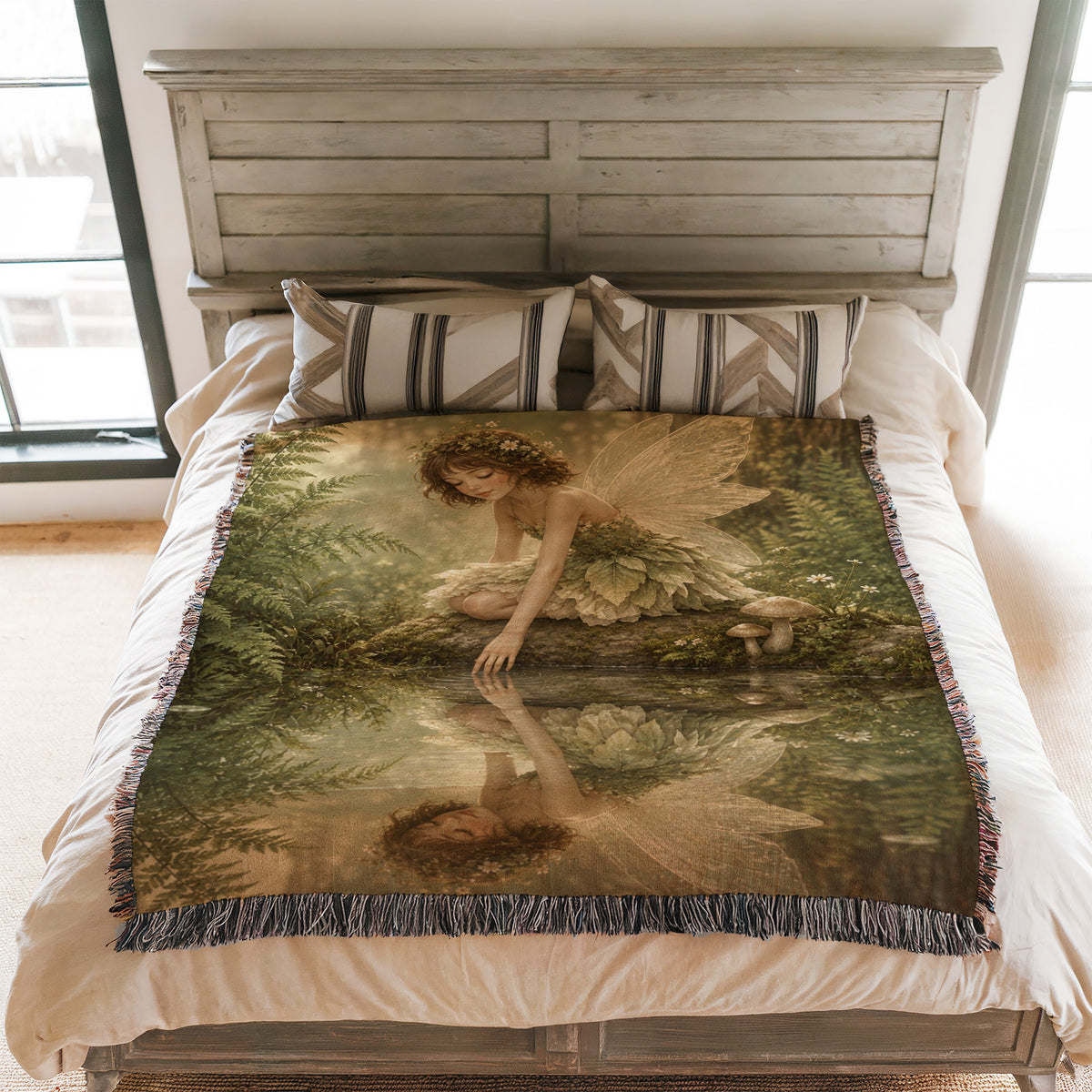 Fern Pool Fairy Blanket