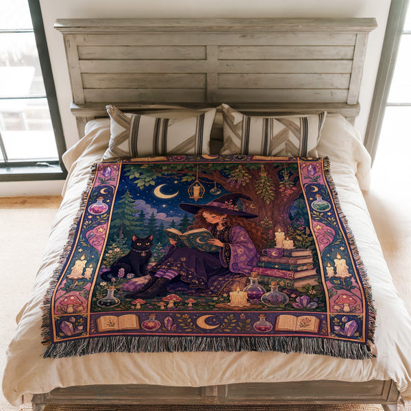 The Woodland Witch Reader Blanket