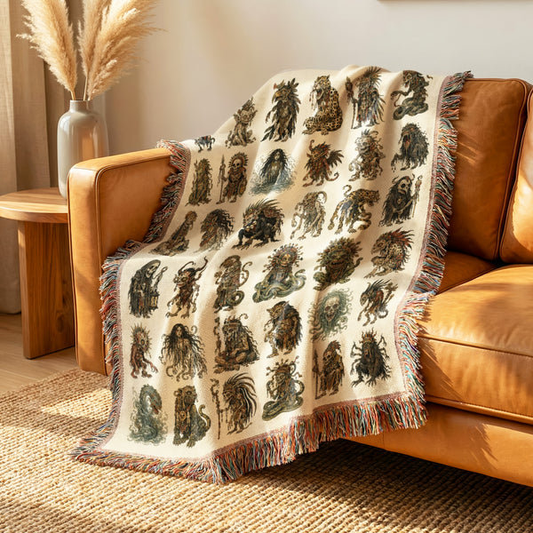 Ancient Legends Bestiary Blanket