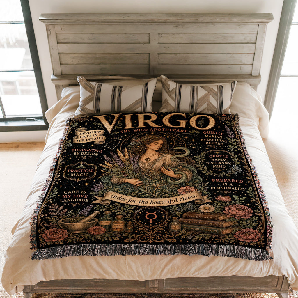 Virgo – The Wild Apothecary Zodiac Blanket
