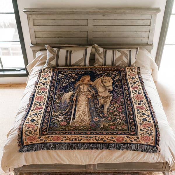 The Rose Court Lady Blanket