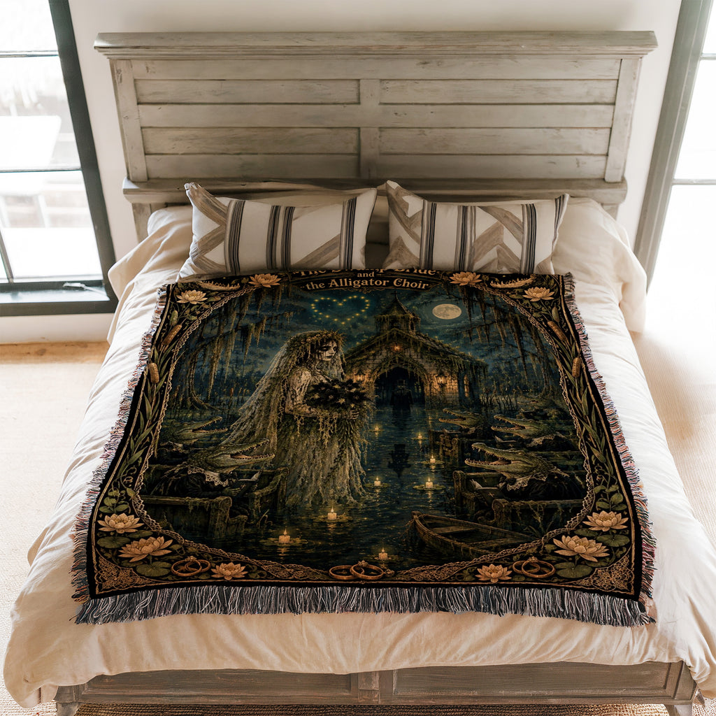 The Swamp Bride & Alligator Choir Blanket