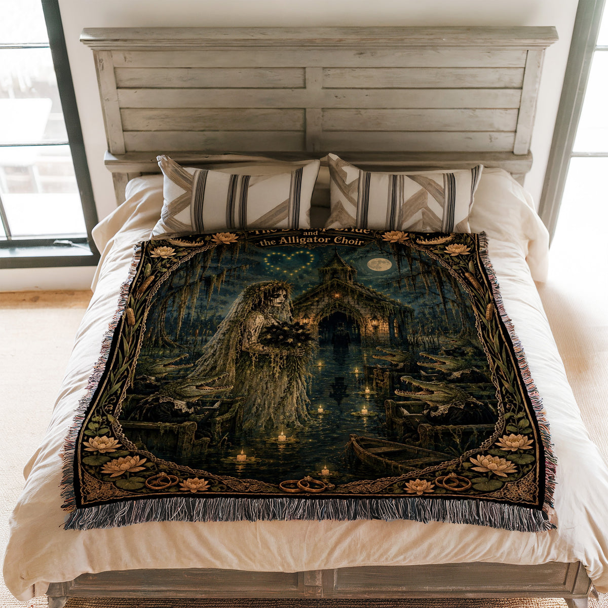 The Swamp Bride & Alligator Choir Blanket