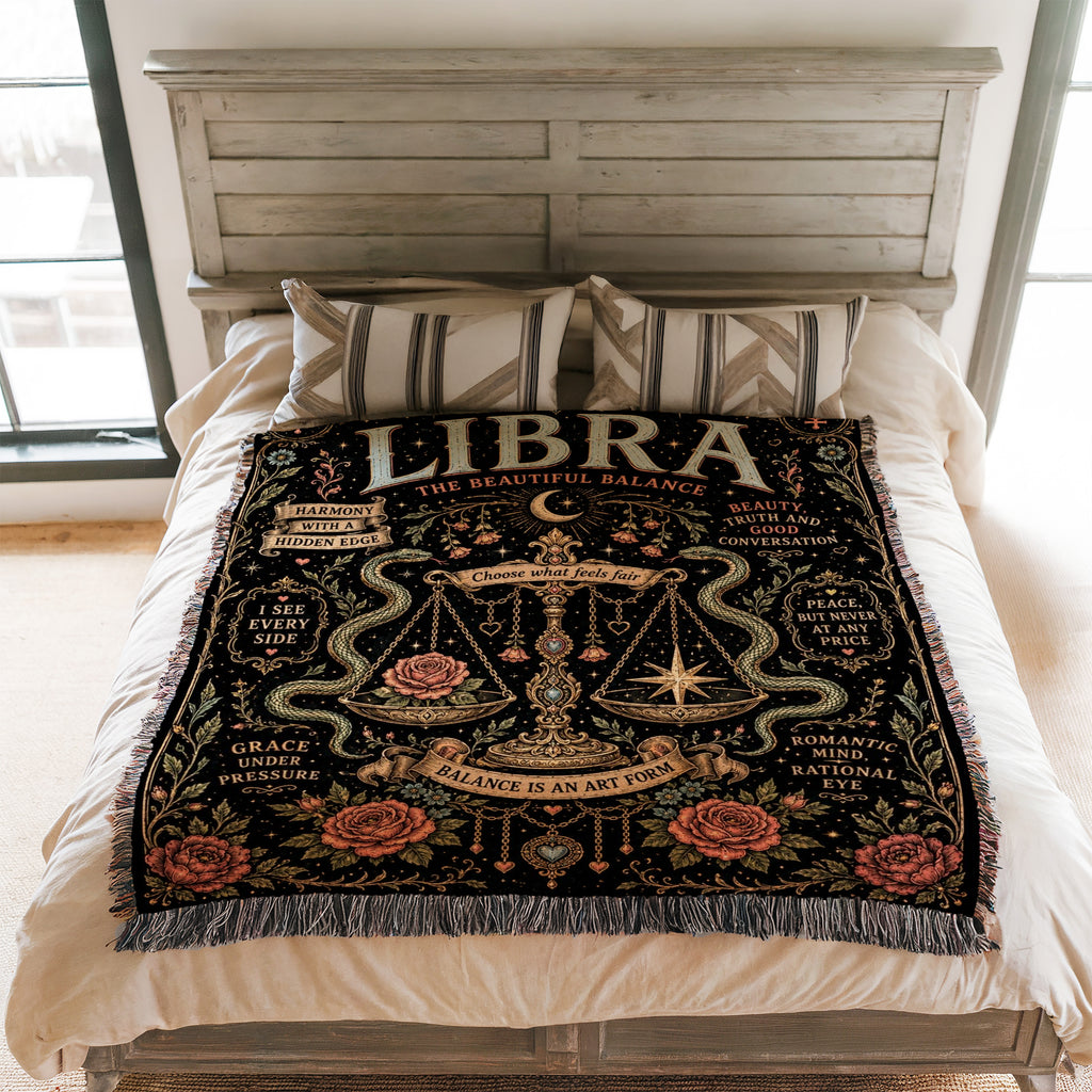 Libra – The Beautiful Balance Zodiac Blanket