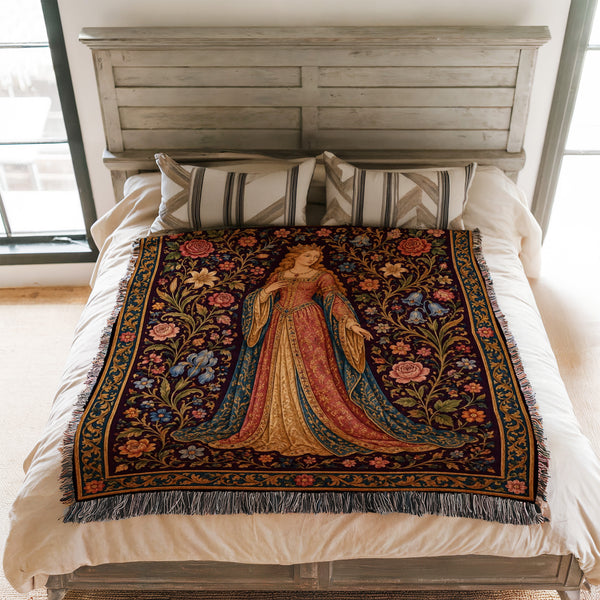 The Rose Court Princess Blanket