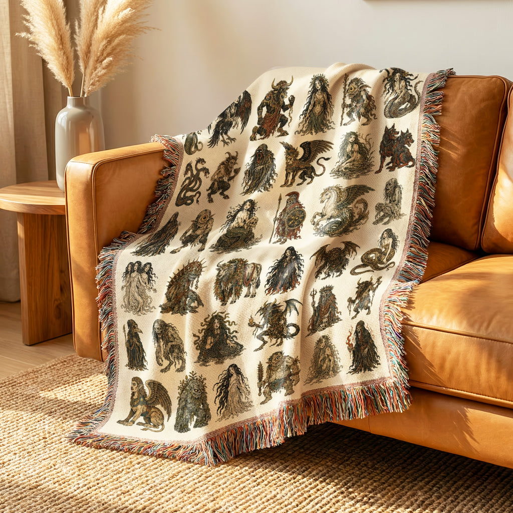 Wild Mythic Beasts Blanket