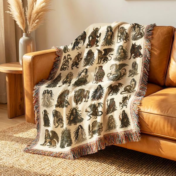 Wild Mythic Beasts Blanket