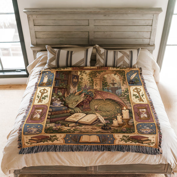 Sleeping Scholar Dragon Blanket