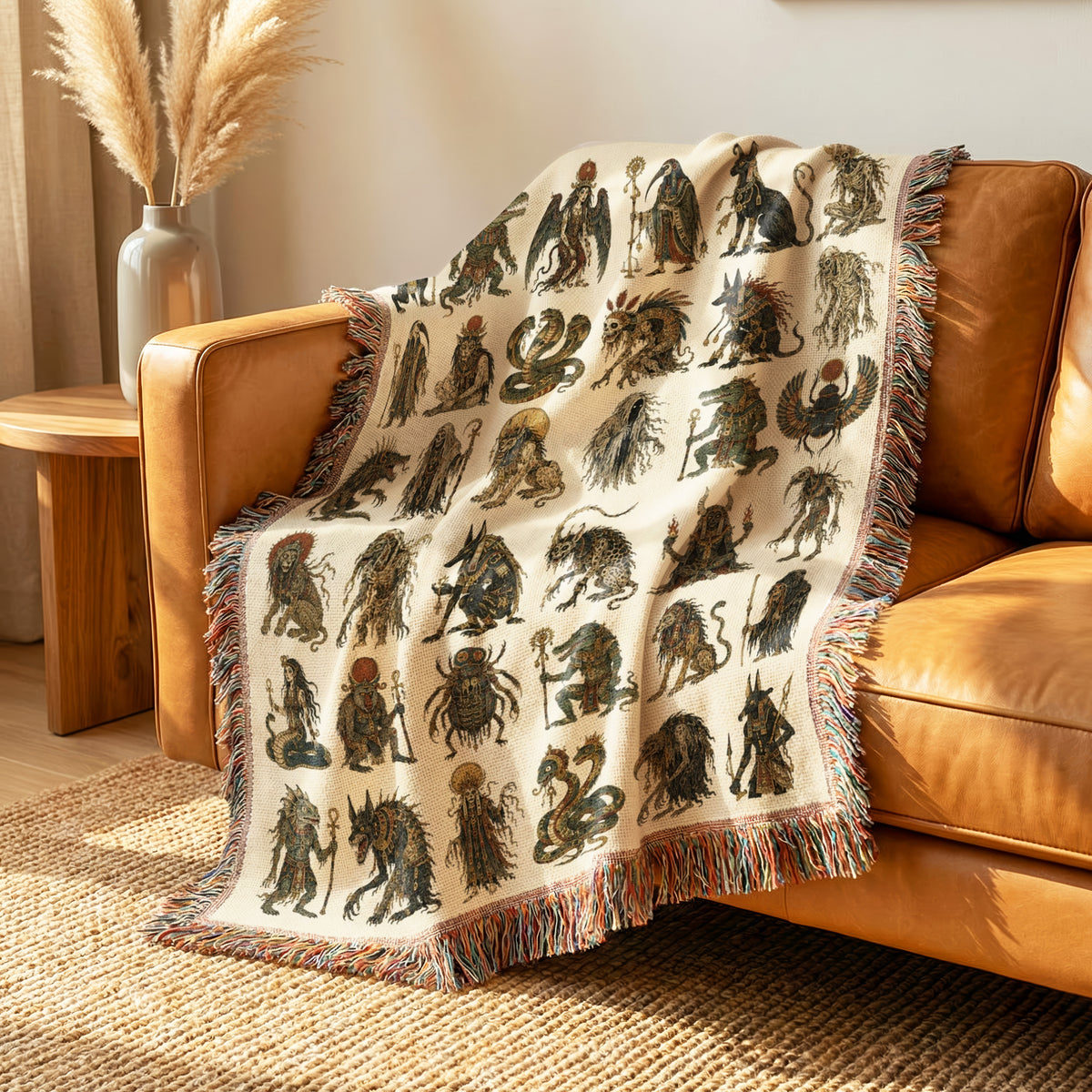 Ancient Egyptian Mythology Blanket