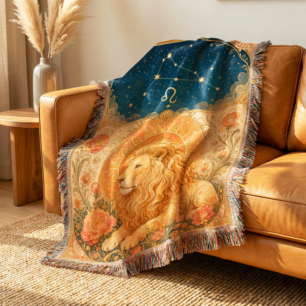 Leo Golden Lion Blanket