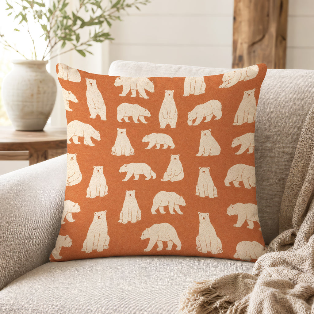 Rustwood Bears – Woodland Bear Pillow