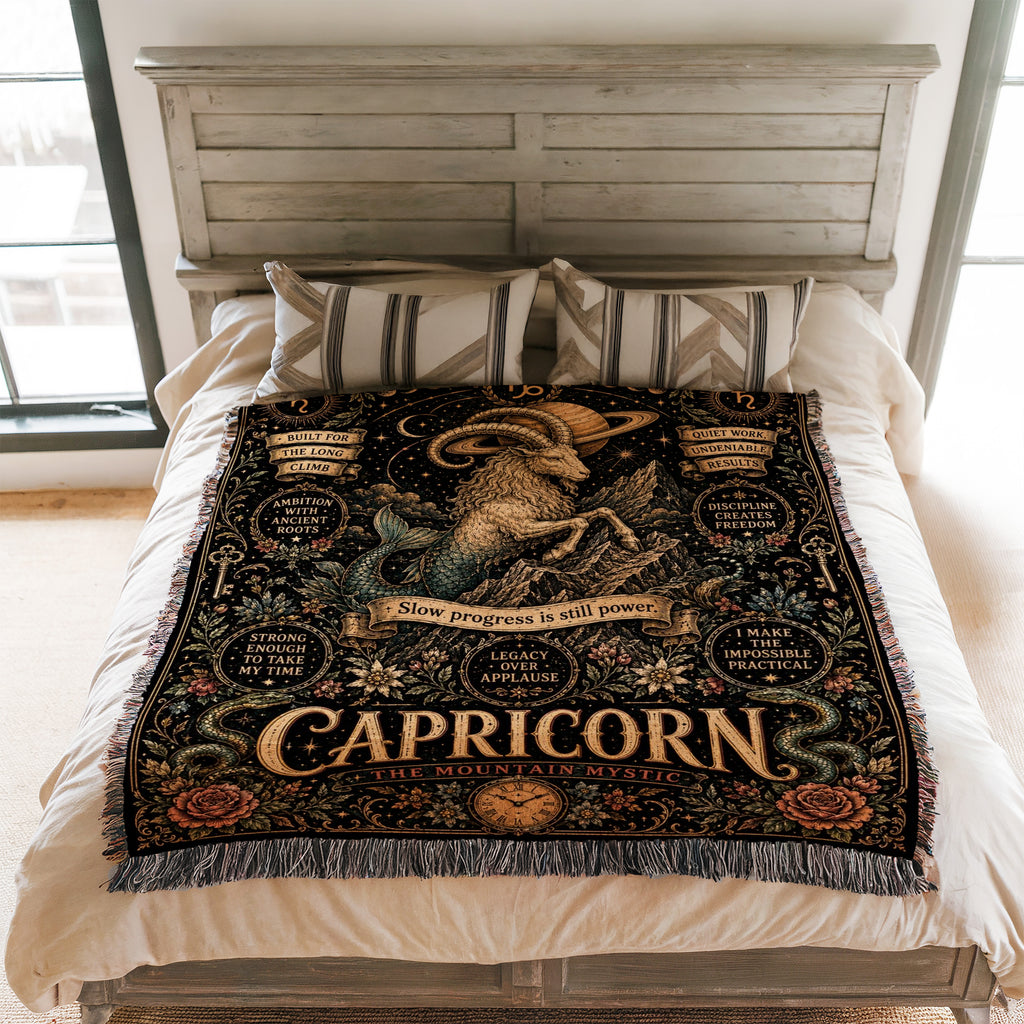 Capricorn – The Mountain Mystic Zodiac Blanket