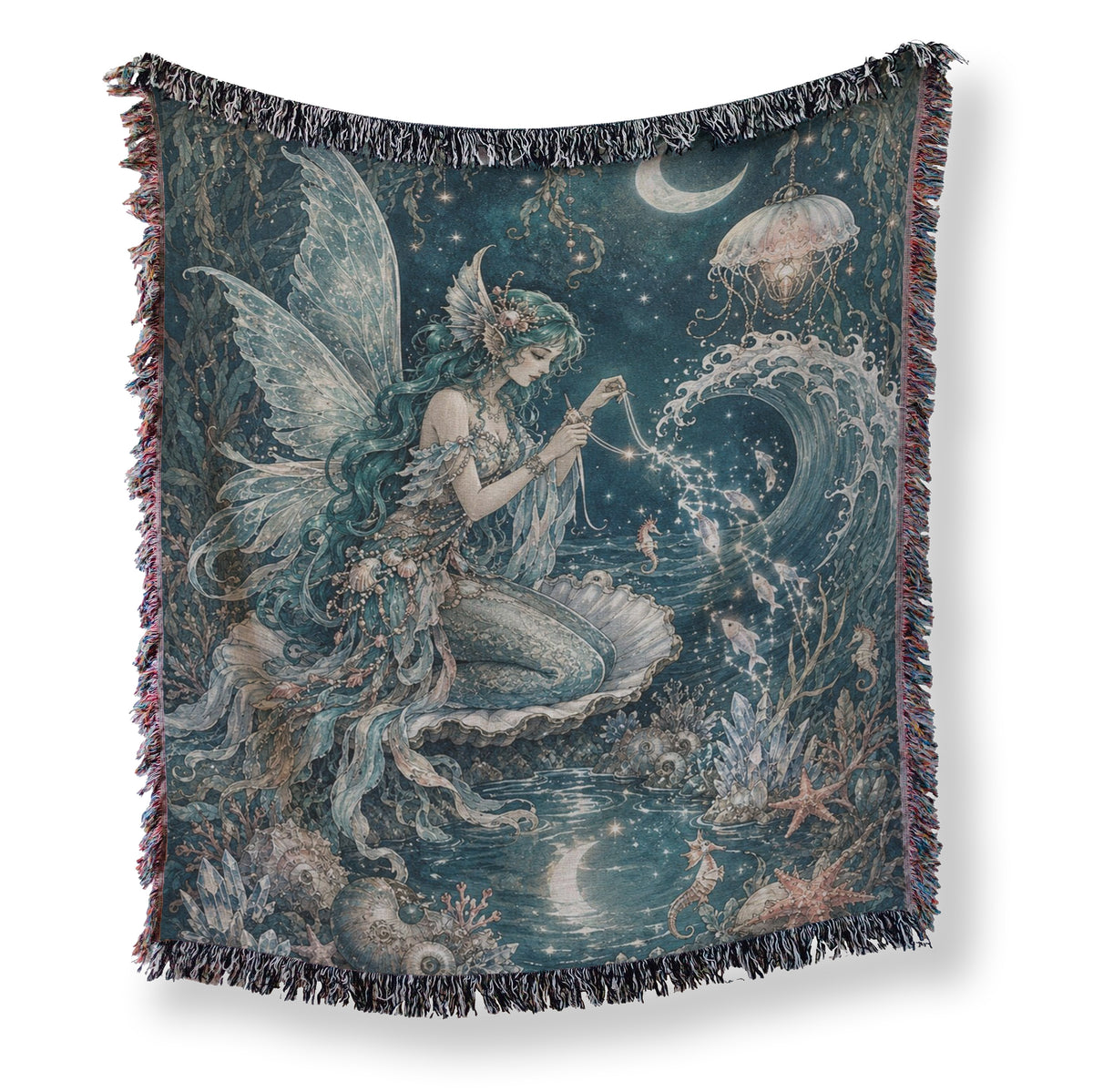 Moonlit Ocean Fairy Blanket Main image