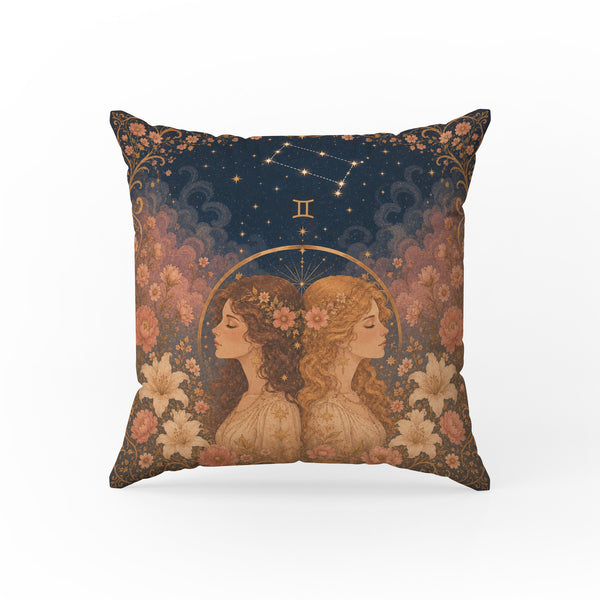 The Twin Stars – Gemini Zodiac Pillow