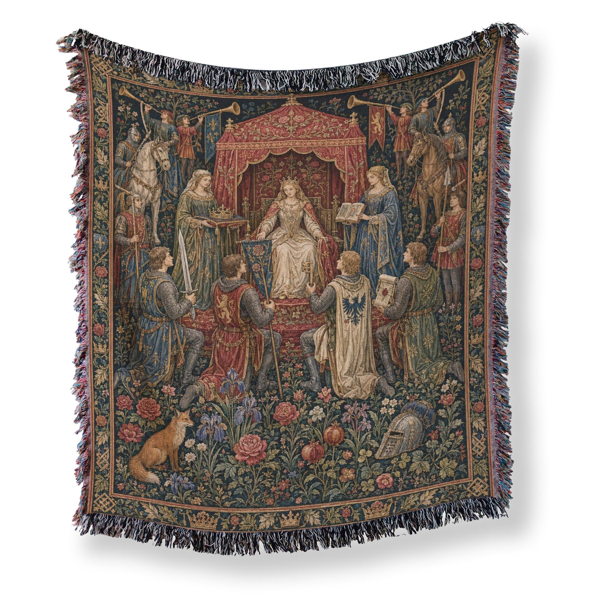 The Queen’s Heraldic Court Blanket Main image