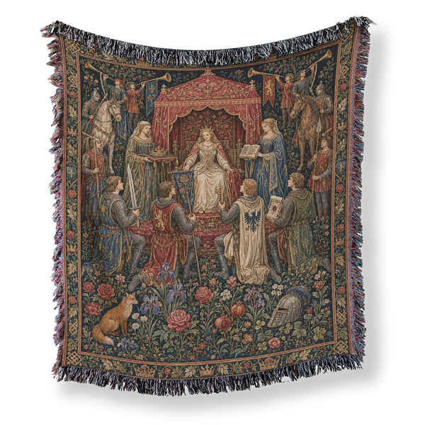 The Queen’s Heraldic Court Blanket