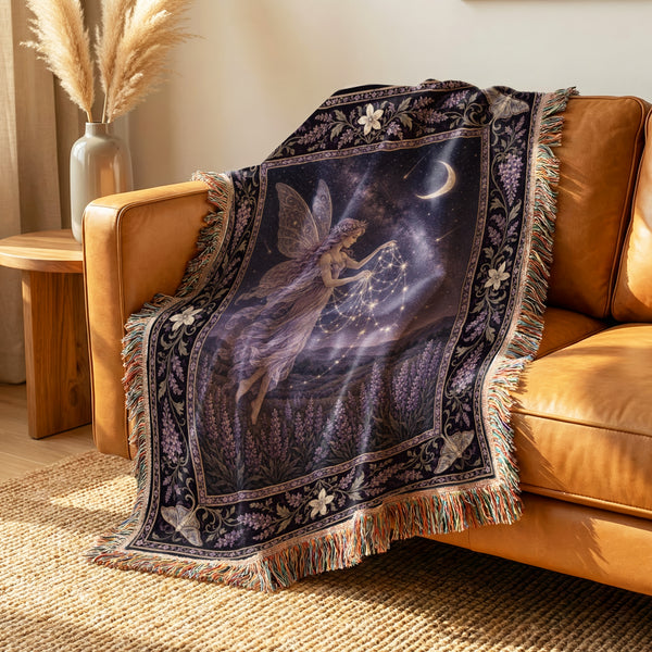 Lavender Starlight Fairy Blanket
