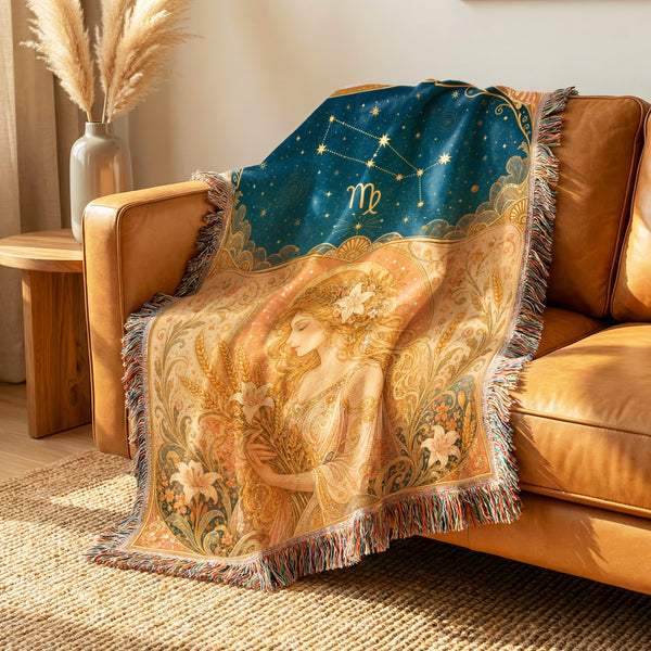 Virgo Harvest Maiden Blanket
