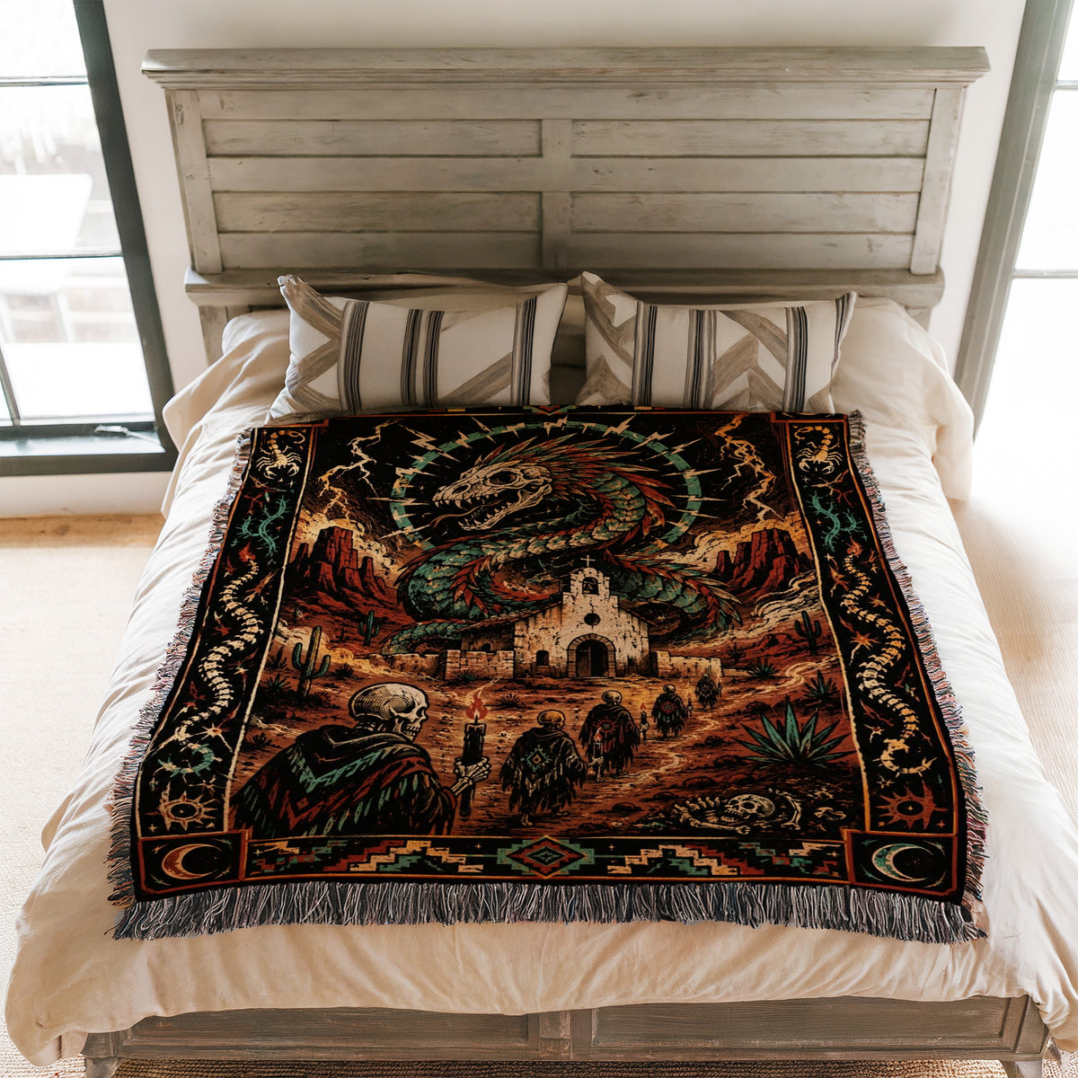 Thunder Serpent of the Desert Blanket
