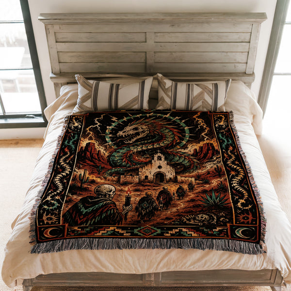 Thunder Serpent of the Desert Blanket