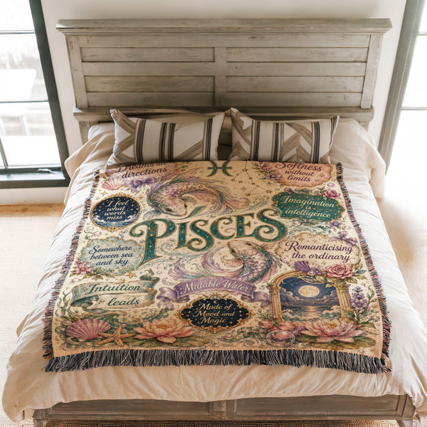 Pisces – Dreaming Waters Zodiac Blanket