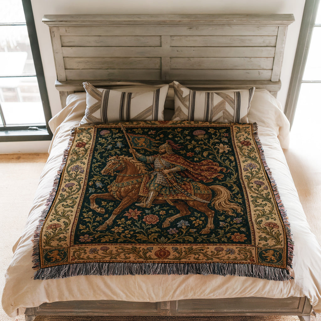 The Lion Banner Rider Blanket