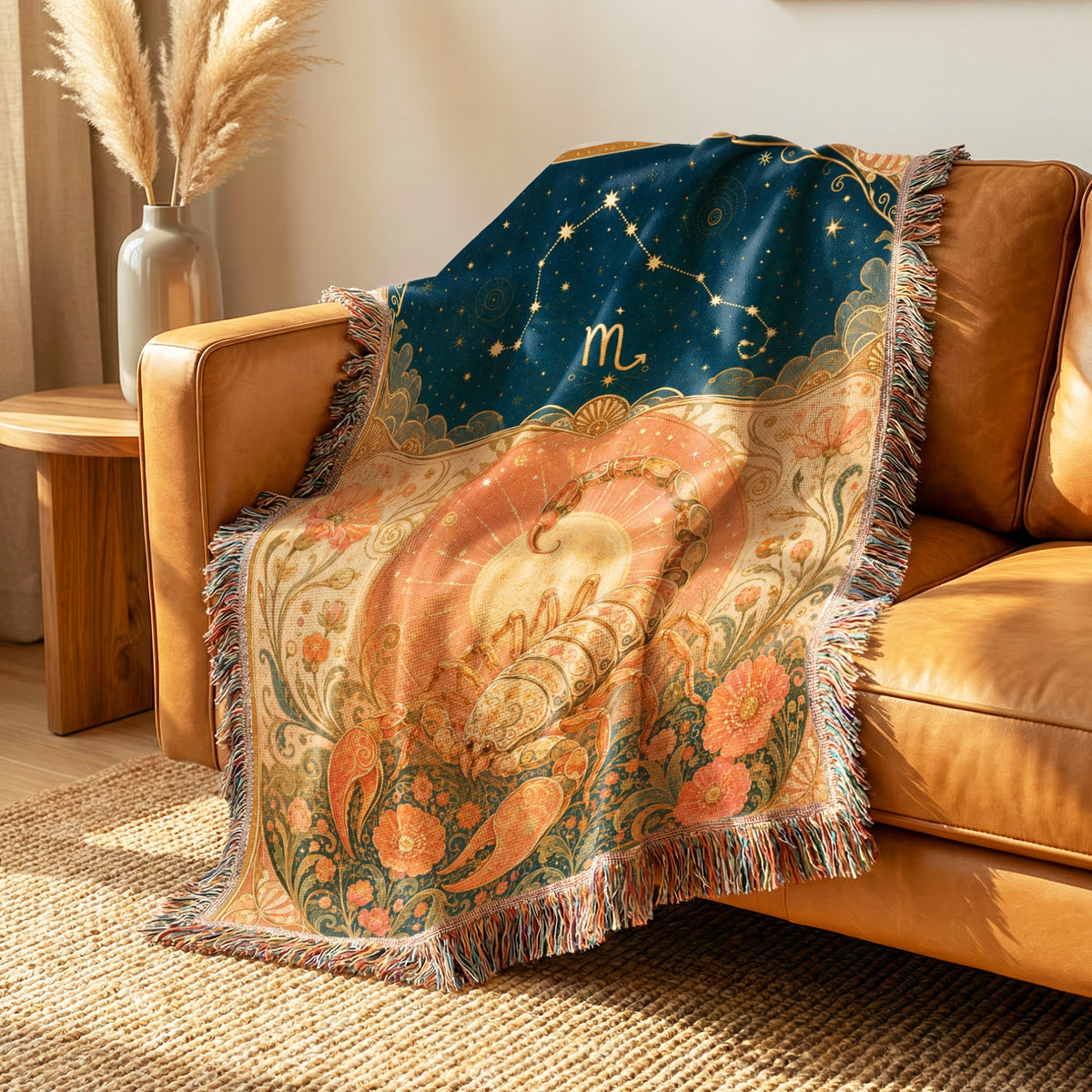 Scorpio Celestial Scorpion Blanket