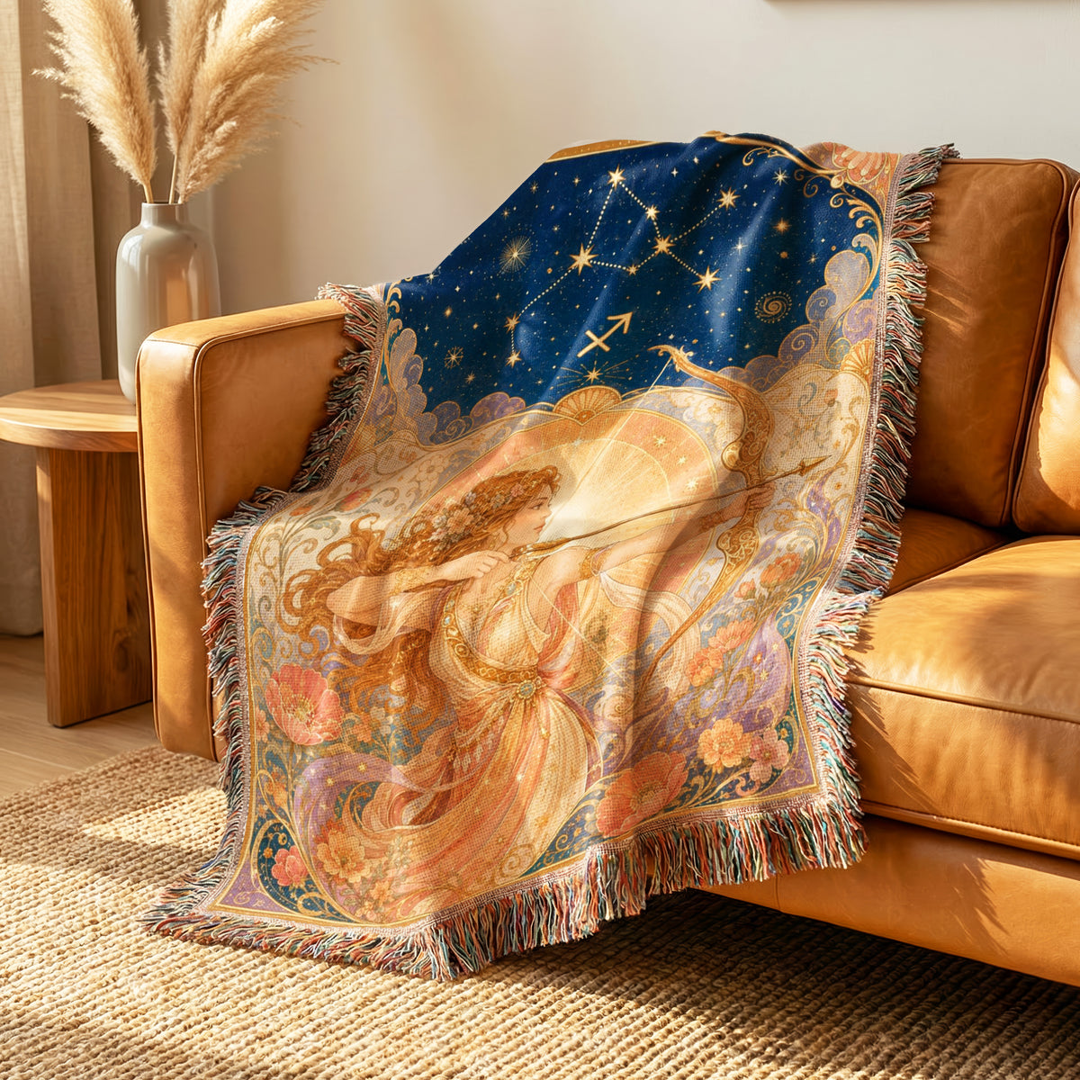 Sagittarius Celestial Archer Blanket