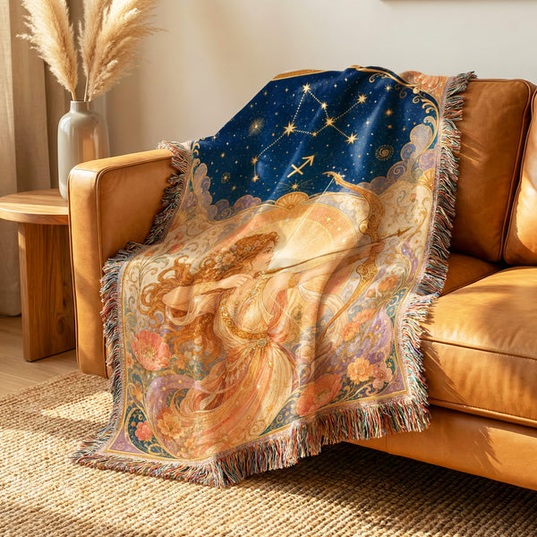 Sagittarius Celestial Archer Blanket