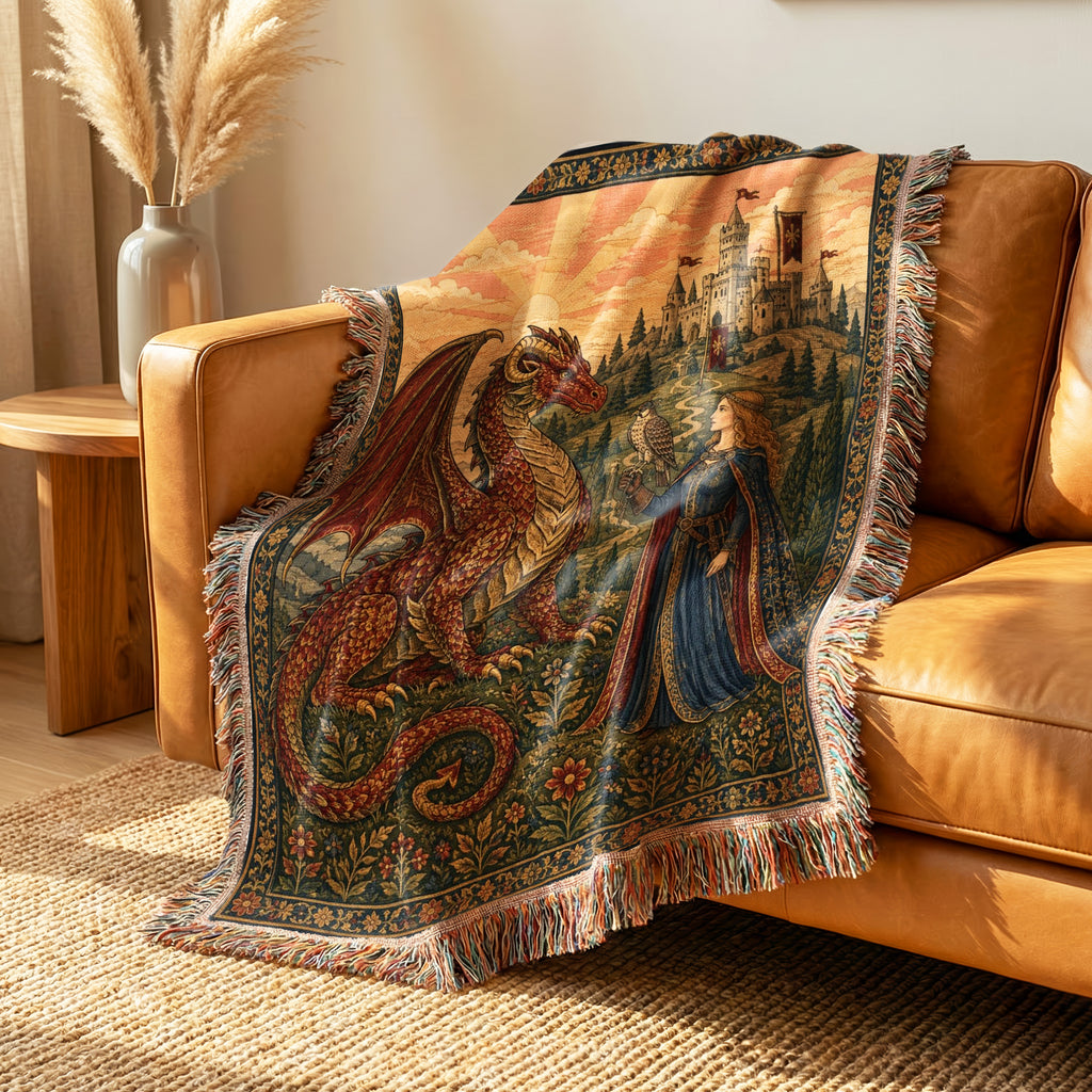 The Falconer’s Dragon Blanket