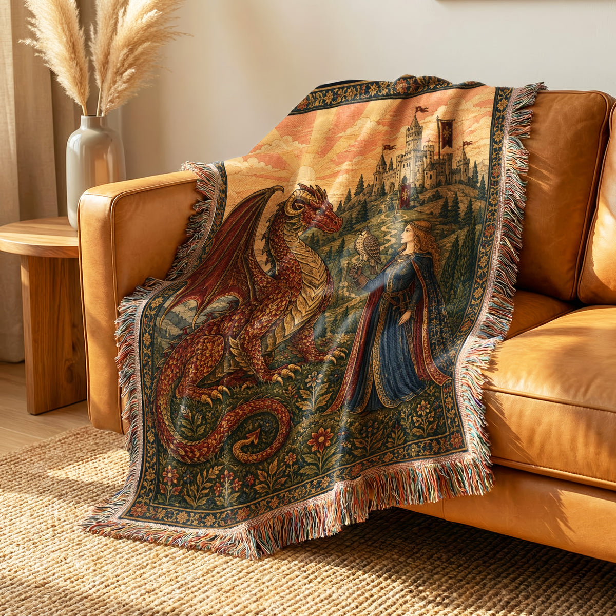 The Falconer’s Dragon Blanket