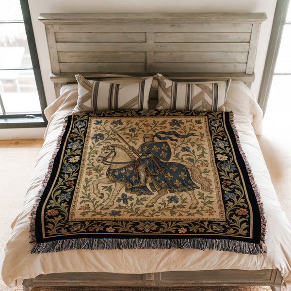 The Fleur-de-Lis Knight Blanket