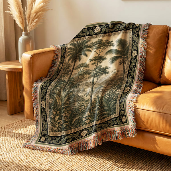 The Antique Palm Grove Blanket