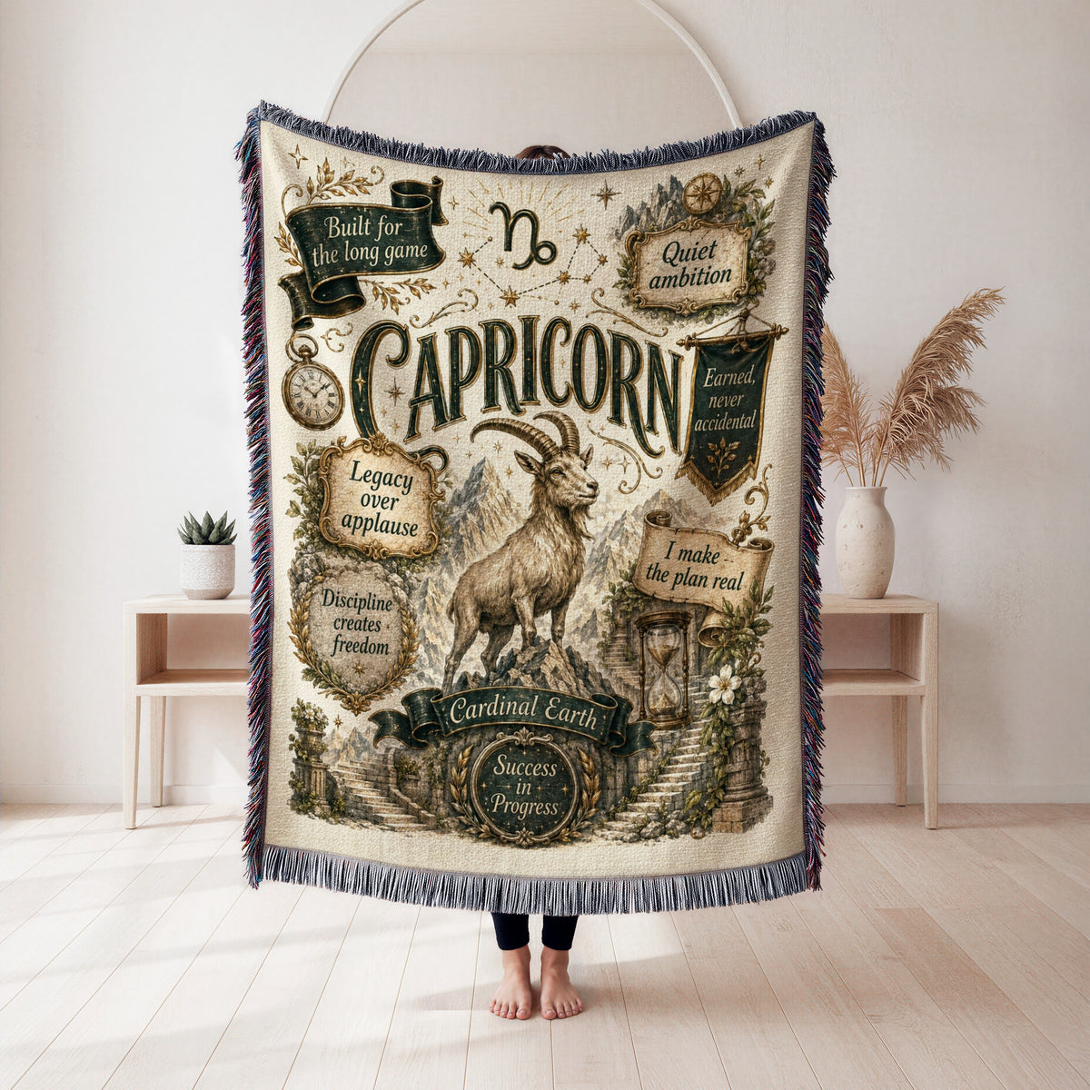 Capricorn – Quiet Ambition Zodiac Blanket