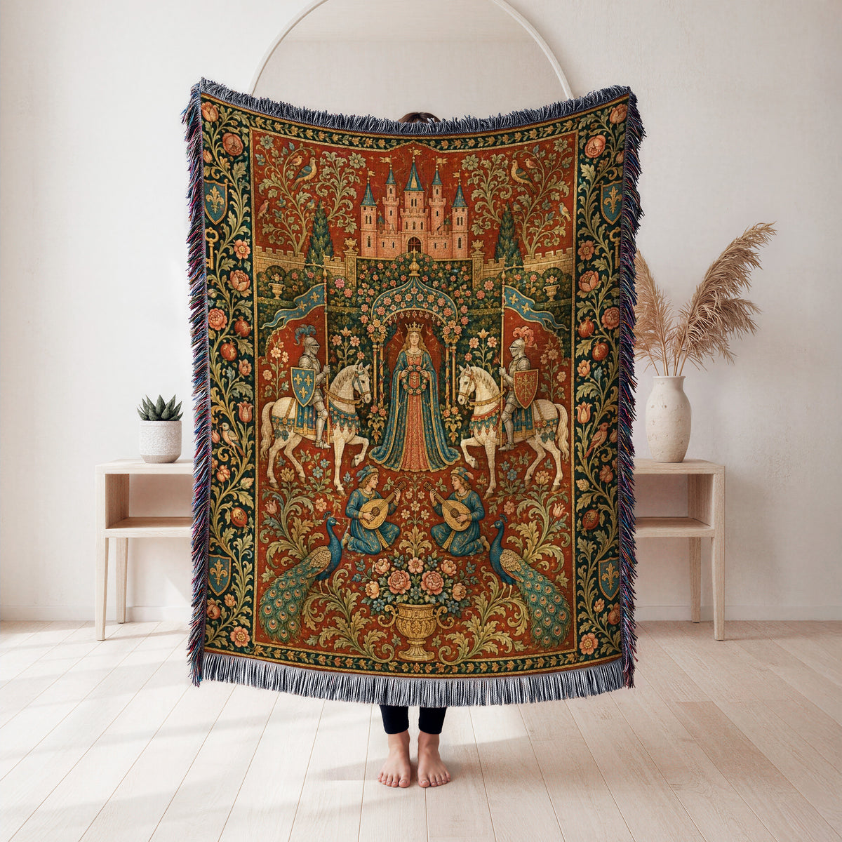 The Queen of the Rose Court Blanket