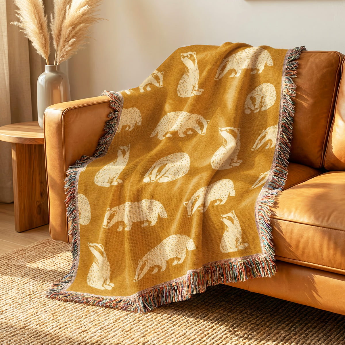 Golden Badger Blanket