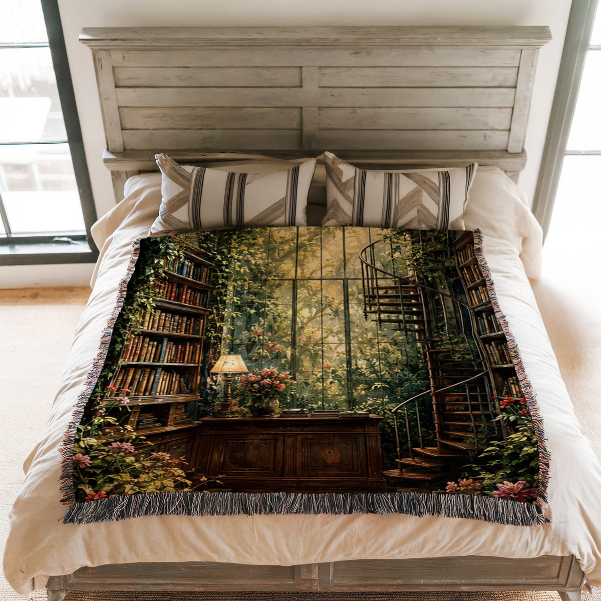 The Greenhouse Library Blanket